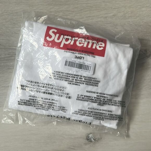 Supreme Box Logo long-sleeve T-shirt white XL NWT in packaging - Picture 4 of 5